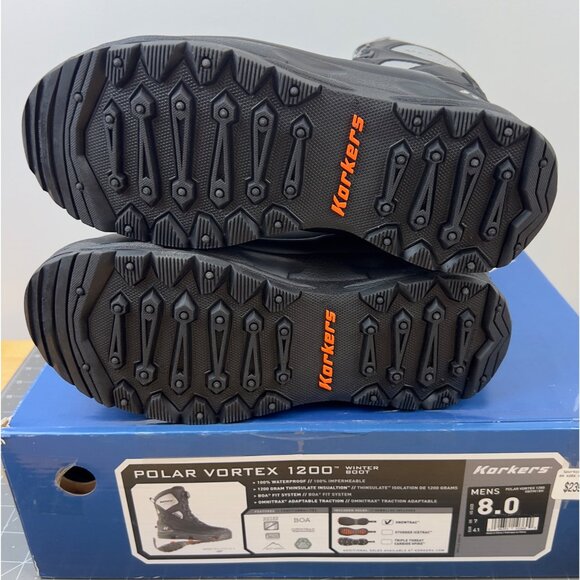 Korkers Men's Polar Vortex BOA Waterproof Insulated Boots, 1200 Gram New - Picture 10 of 13